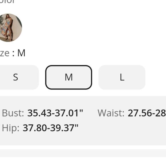 Simplee floral tropical dress‎ open back front slit Large - Picture 5 of 9